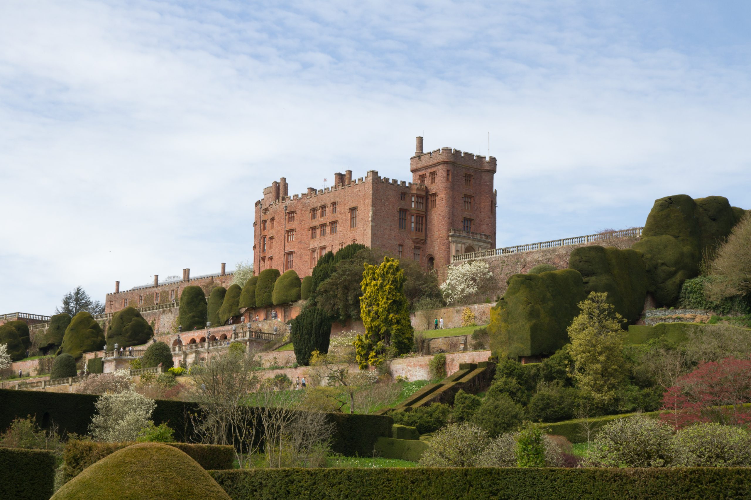 Powis castle and terraced gardens