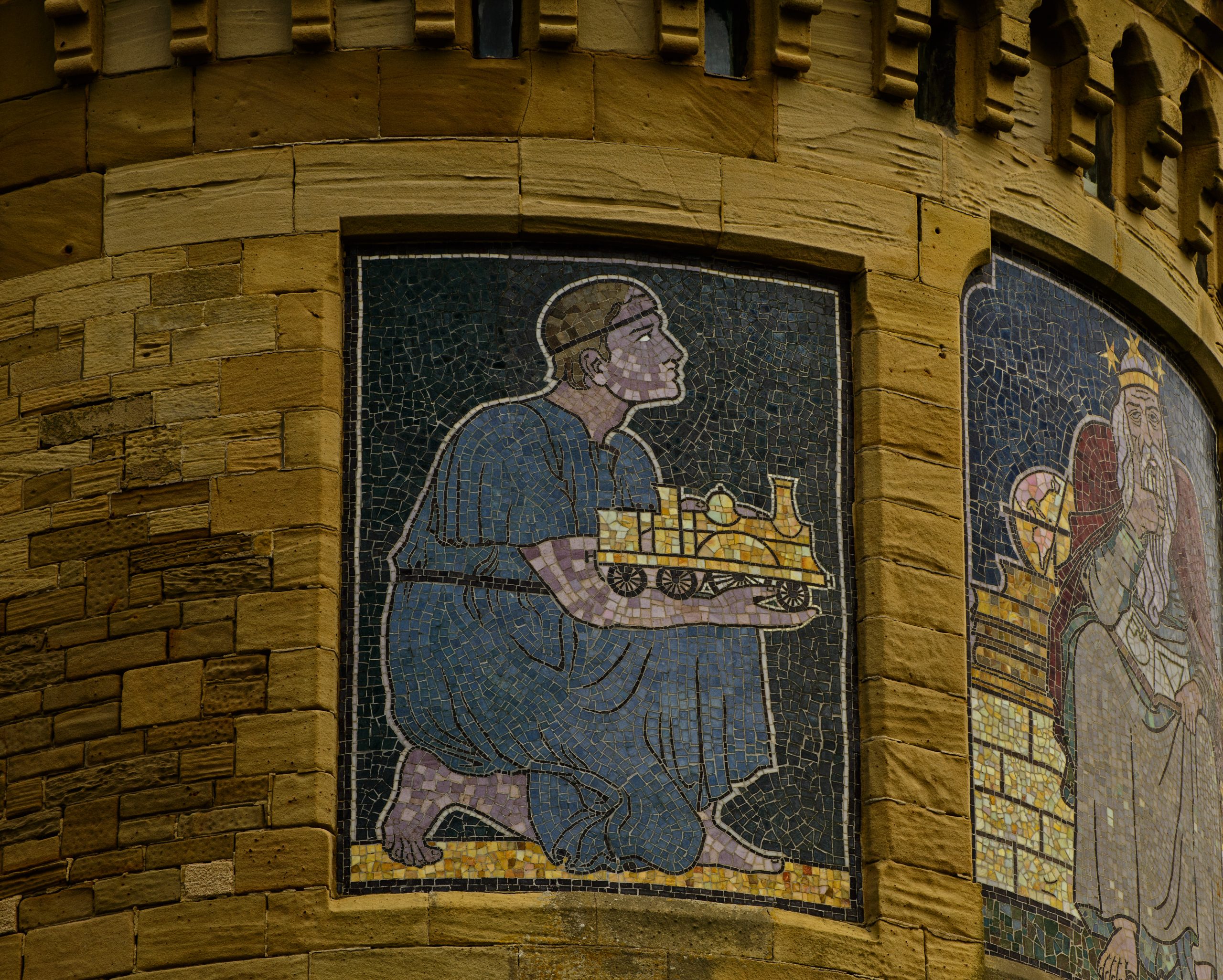 Detail on Aberystwyth building.