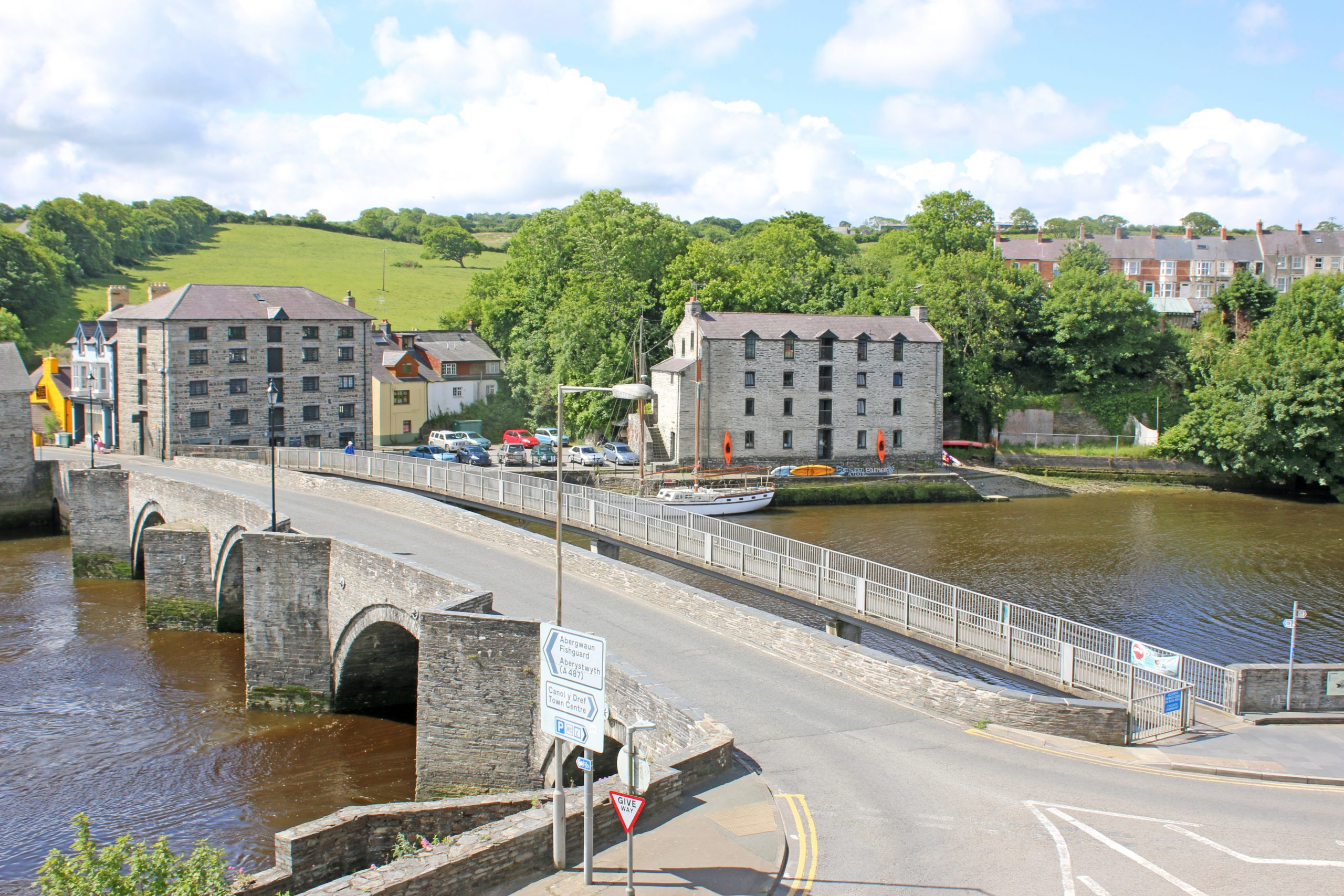 Bridge in Cardigan, Wales